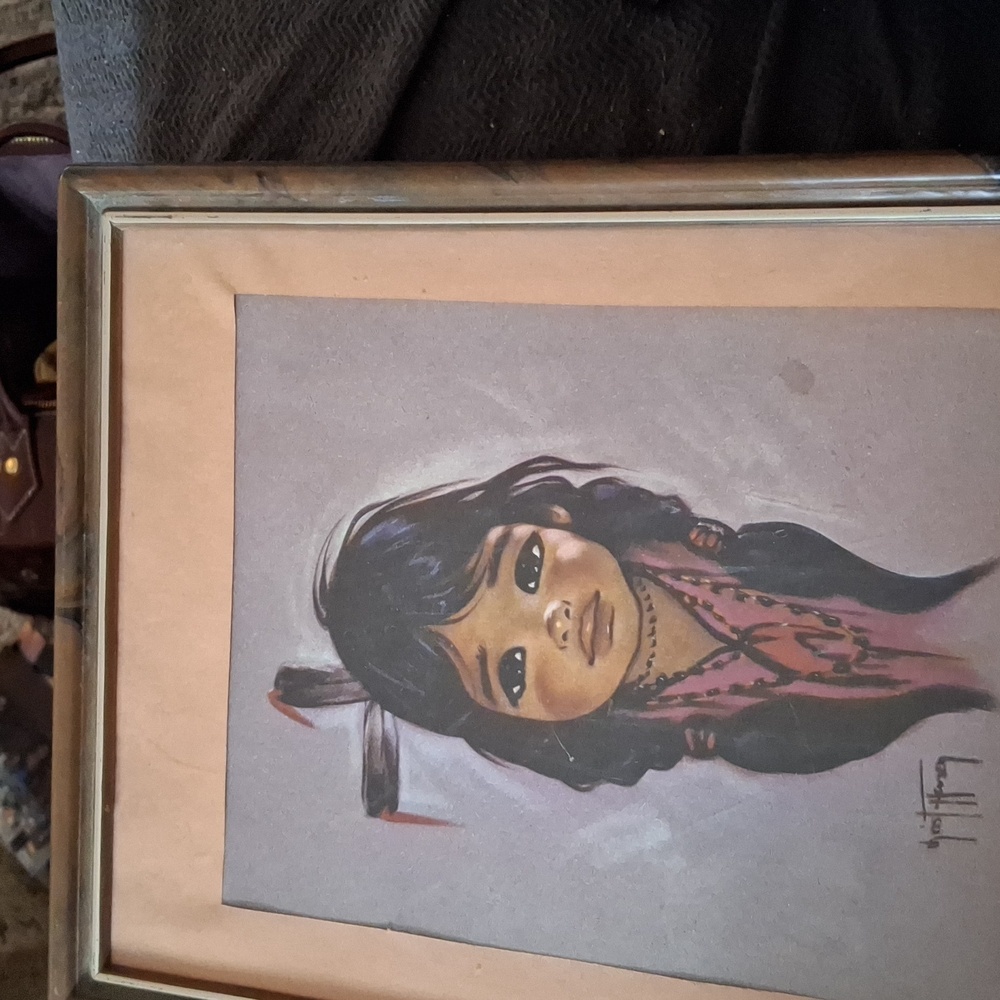 Vintage Chris Jefferson Art Signed Print